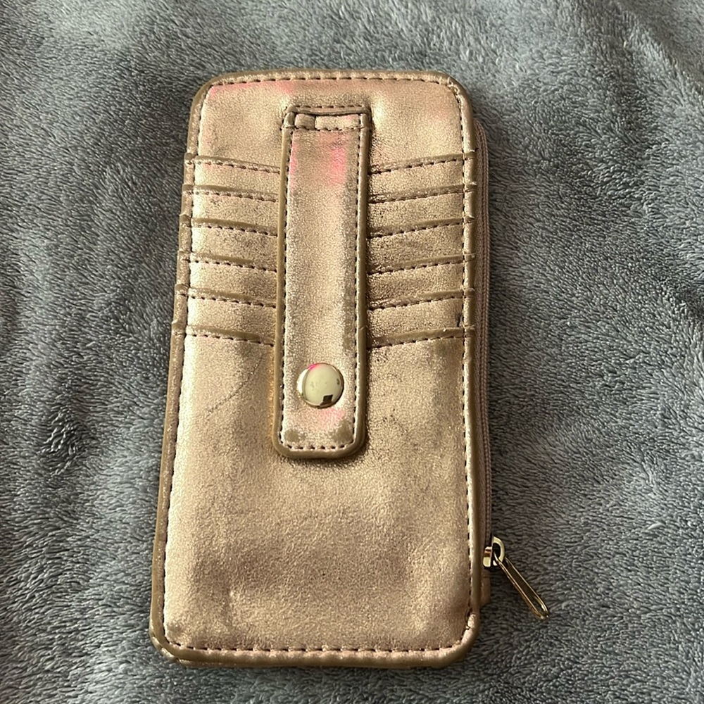 Rose Gold Credit Card Wallet